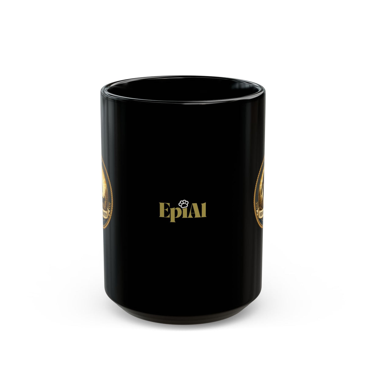 Very Rare. Seen Often. Black Ceramic Coffee Mug - Drinkware, Coffee Mugs - EpiAl's Shop