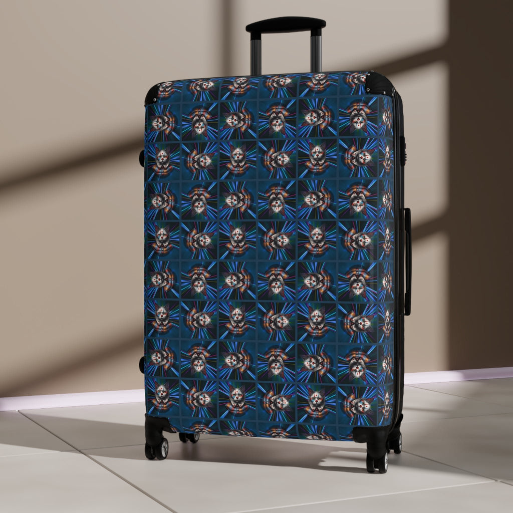 Vibrant Travel Suitcase with Bold Design - Bags, Suitcases - EpiAl's Shop