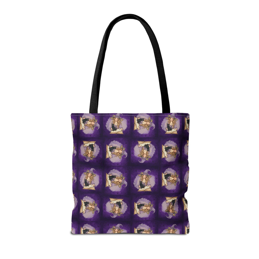 Vibrant Witchy Cat Lady Tote Bag - Bags, Tote - EpiAl's Shop