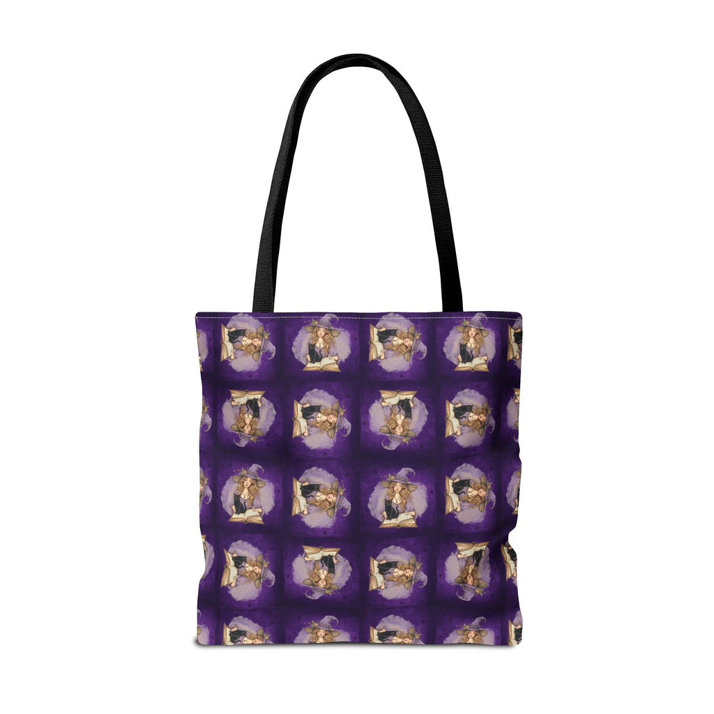 Vibrant Witchy Cat Lady Tote Bag - Bags, Tote - EpiAl's Shop