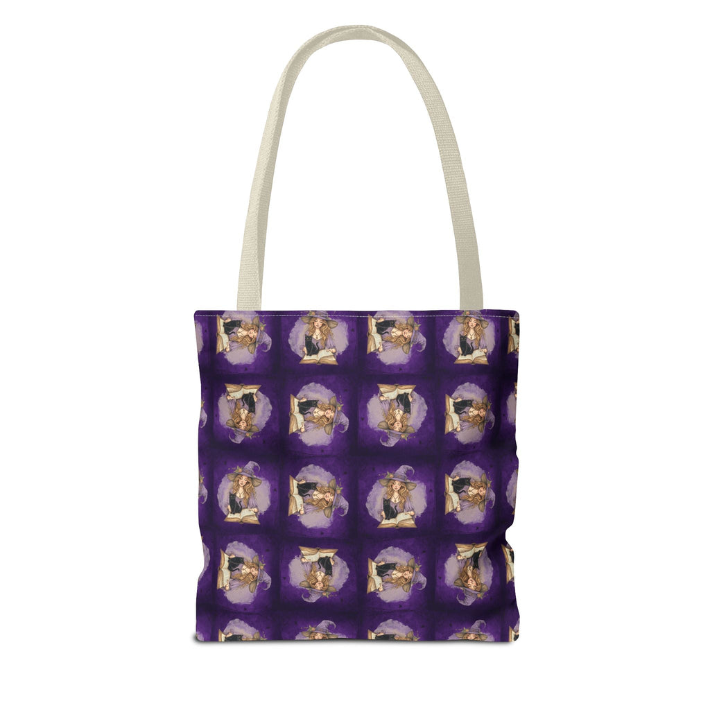 Vibrant Witchy Cat Lady Tote Bag - Bags, Tote - EpiAl's Shop