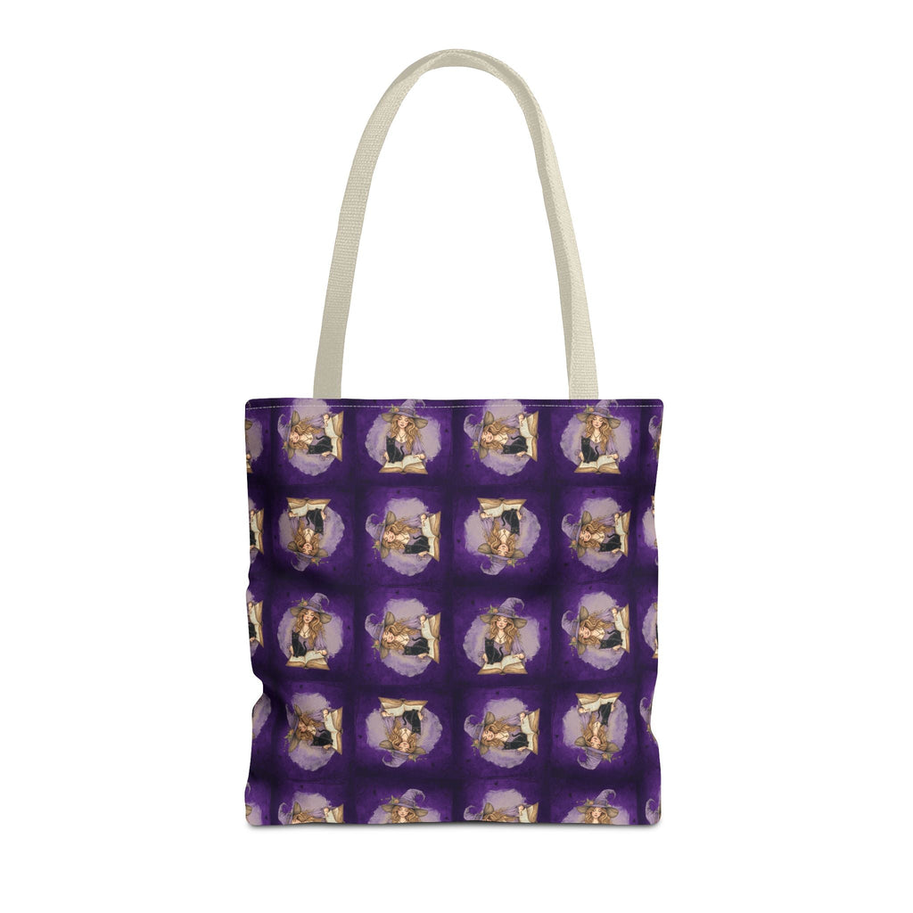 Vibrant Witchy Cat Lady Tote Bag - Bags, Tote - EpiAl's Shop
