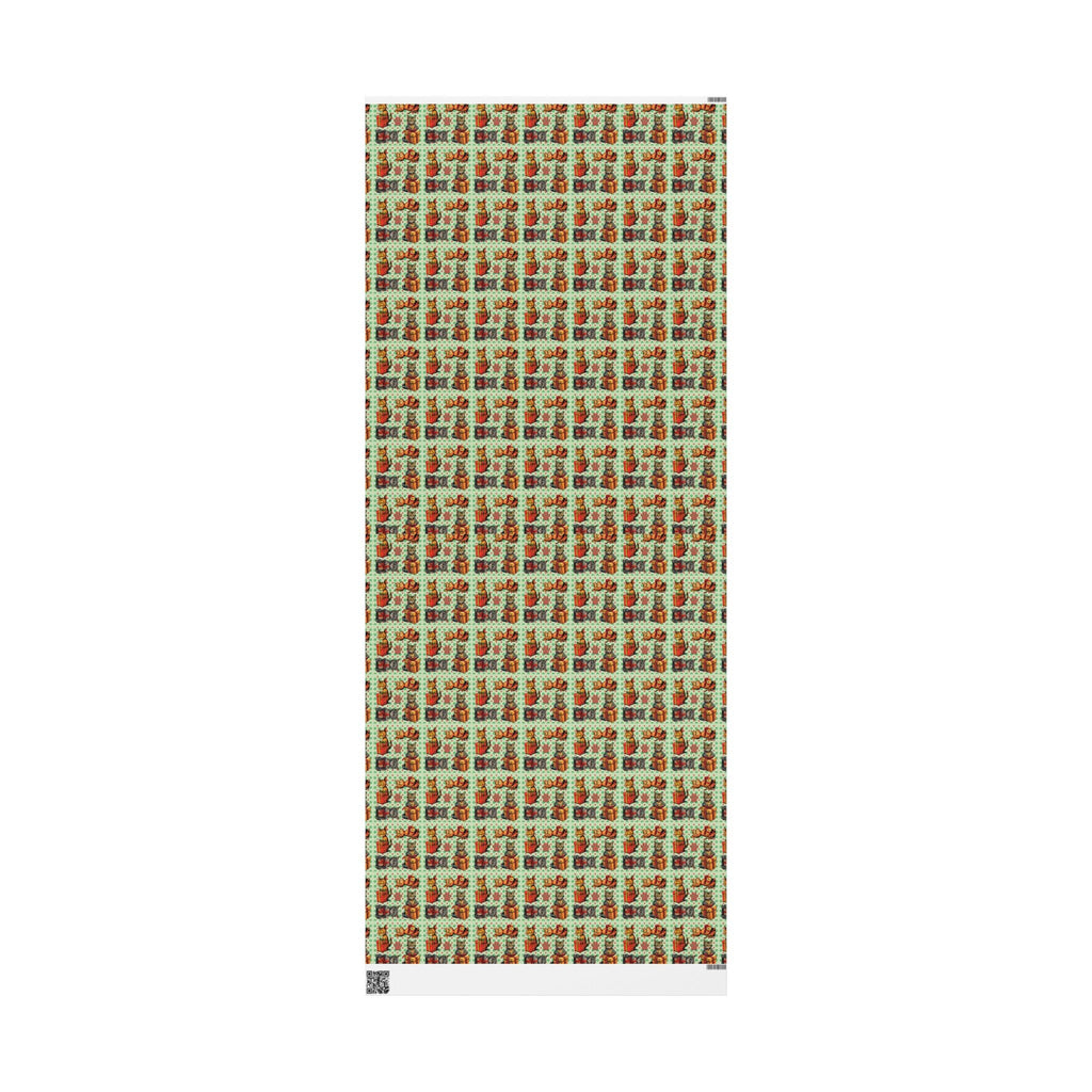 Vintage Cats Christmas Wrapping Papers - Paper Products, Gift Wrapping Paper - EpiAl's Shop
