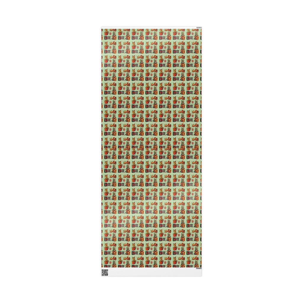 Vintage Cats Christmas Wrapping Papers - Paper Products, Gift Wrapping Paper - EpiAl's Shop