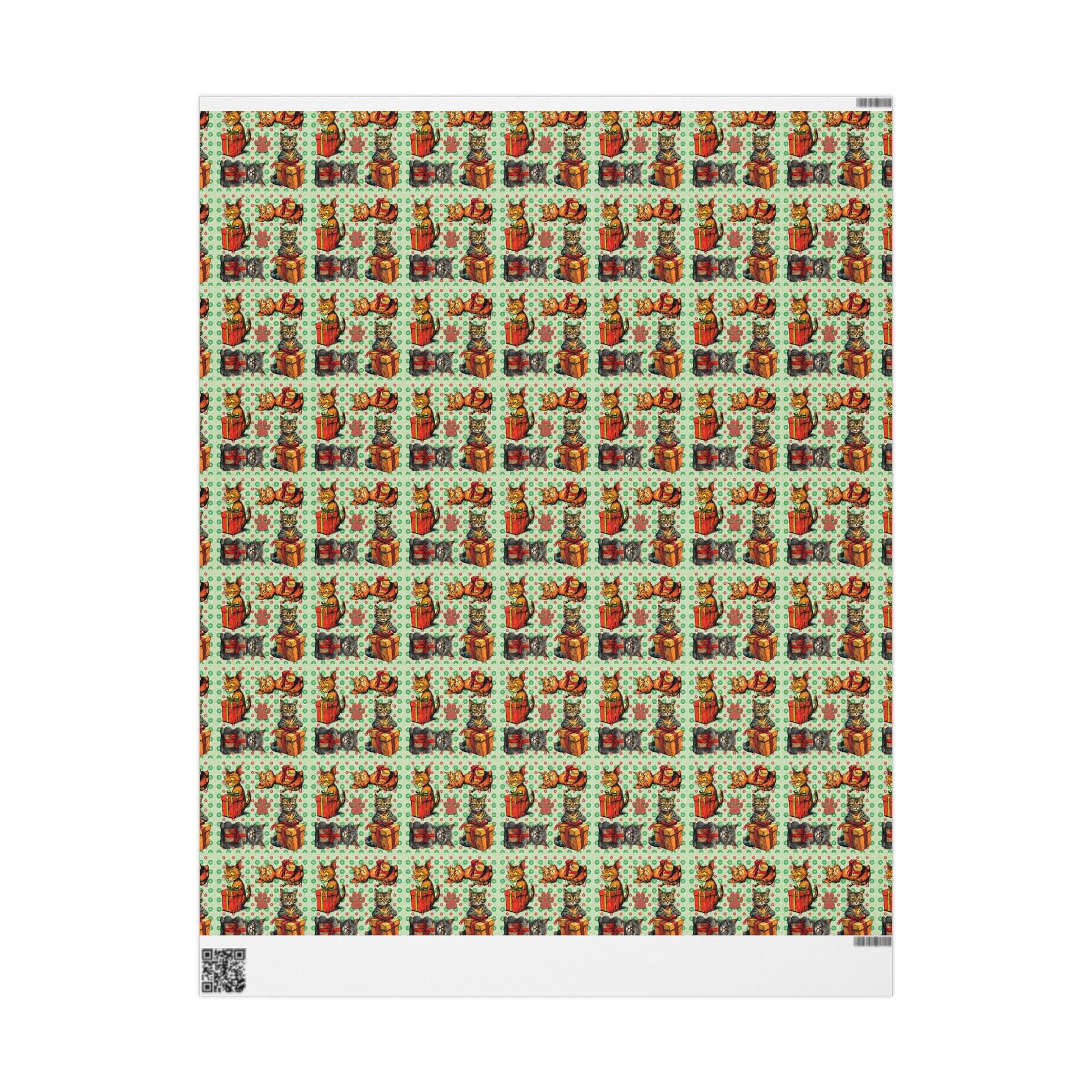 Vintage Cats Christmas Wrapping Papers - Paper Products, Gift Wrapping Paper - EpiAl's Shop
