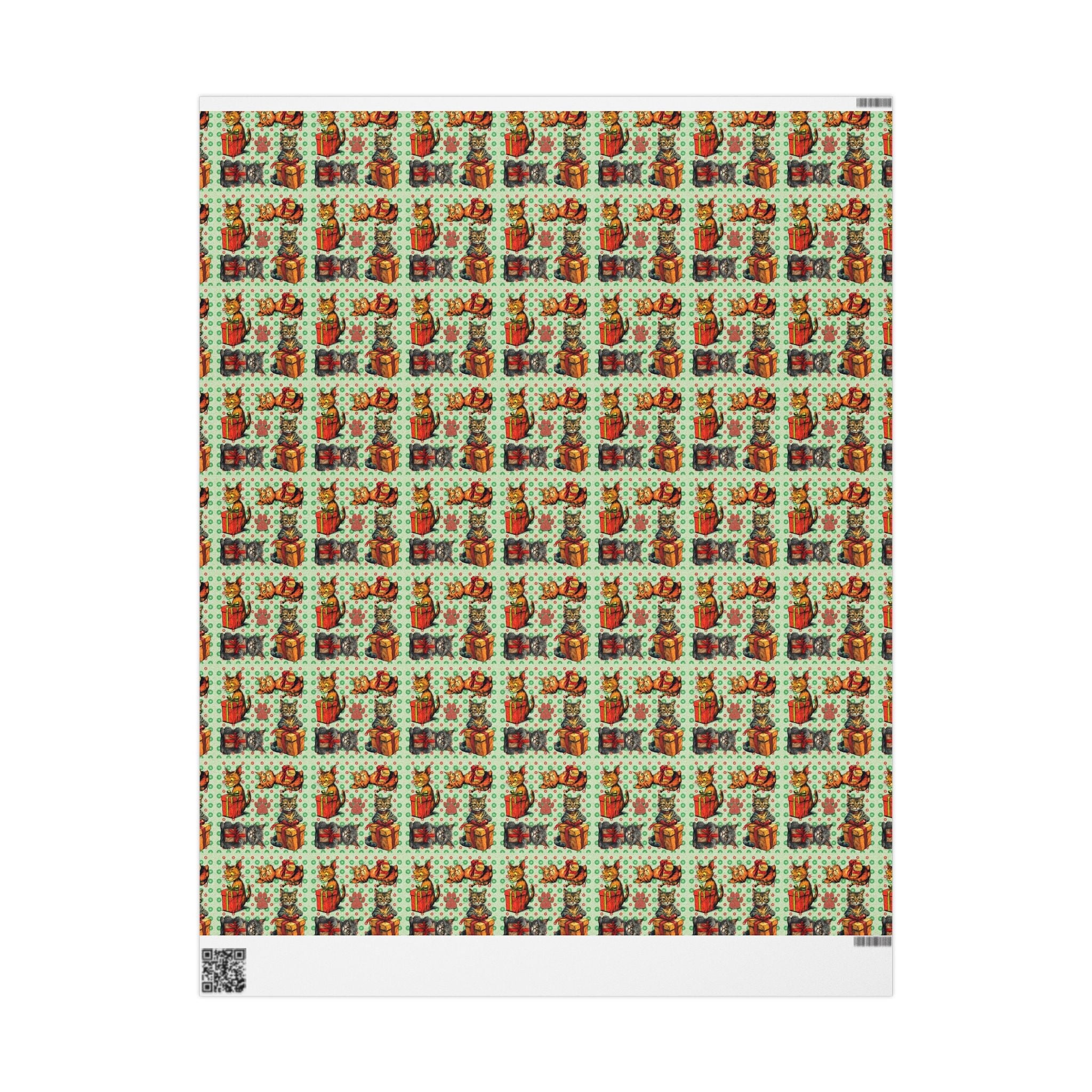 Vintage Cats Christmas Wrapping Papers - Paper Products, Gift Wrapping Paper - EpiAl's Shop
