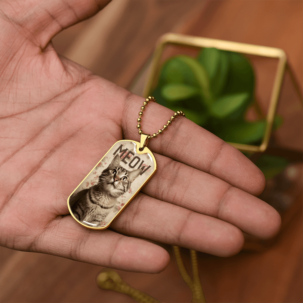 Vintage Meow Tabby Necklace - Jewelry, Necklaces - EpiAl's Shop