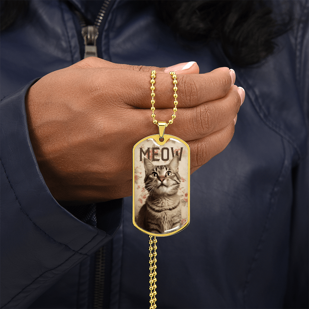 Vintage Meow Tabby Necklace - Jewelry, Necklaces - EpiAl's Shop