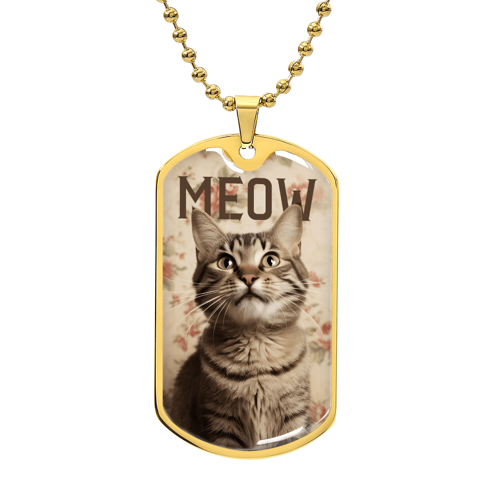 Vintage Meow Tabby Necklace - Jewelry, Necklaces - EpiAl's Shop