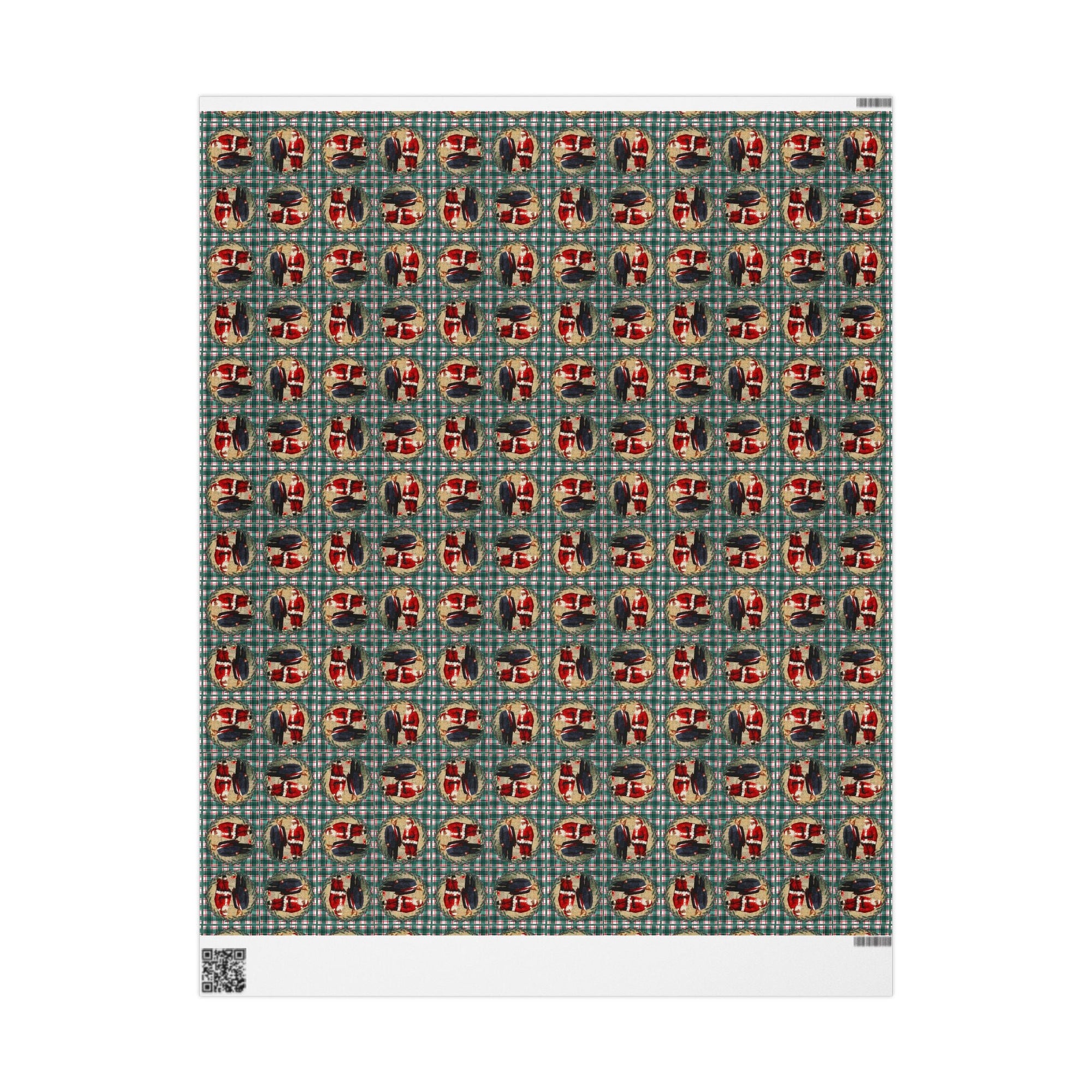 Vintage Style Trump Santa Wrapping Paper for Holiday Gifts - Paper Products, Gift Wrapping Paper - EpiAl's Shop