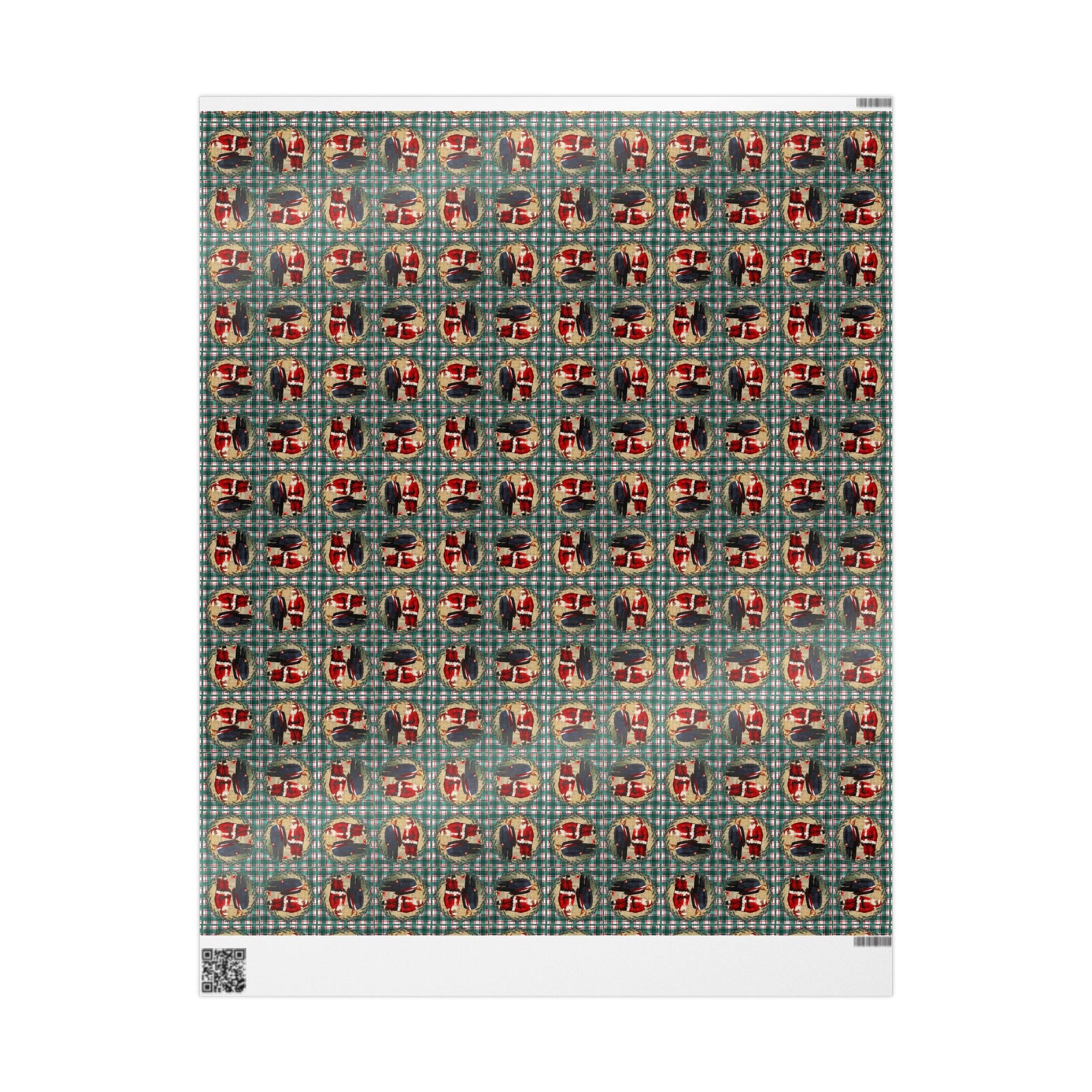 Vintage Style Trump Santa Wrapping Paper for Holiday Gifts - Paper Products, Gift Wrapping Paper - EpiAl's Shop