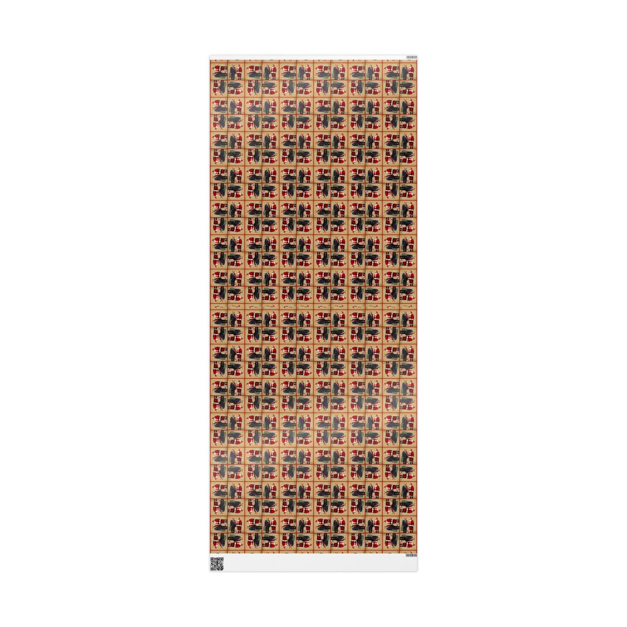 Vintage Trump & Santa Holiday Wrapping Paper - Paper Products, Gift Wrapping Paper - EpiAl's Shop