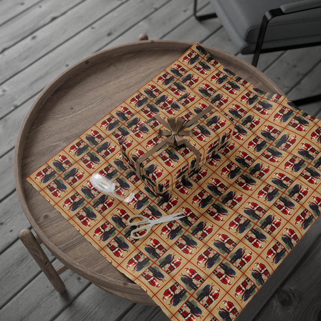 Vintage Trump & Santa Holiday Wrapping Paper - Paper Products, Gift Wrapping Paper - EpiAl's Shop