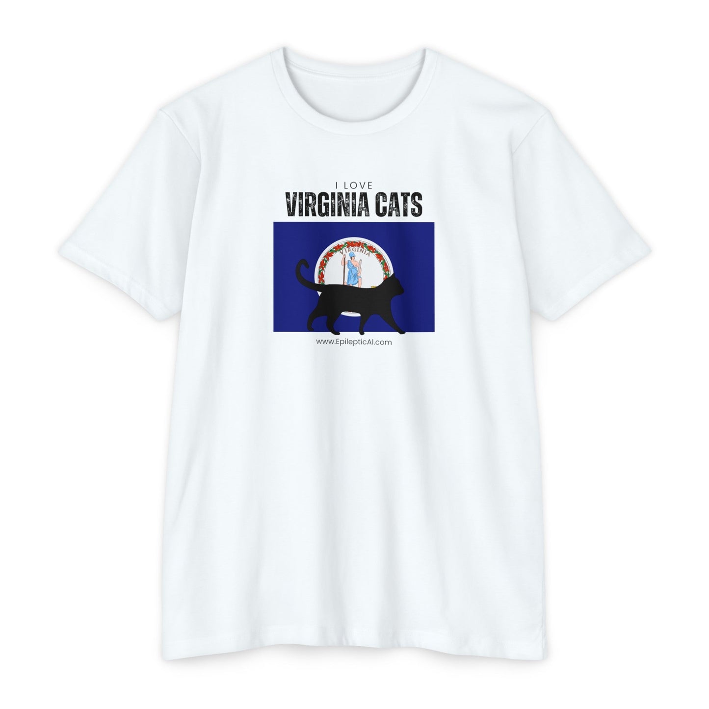 Virginia Cats Unisex CVC Jersey T - shirt - T - Shirt - Epileptic Al’s Shop