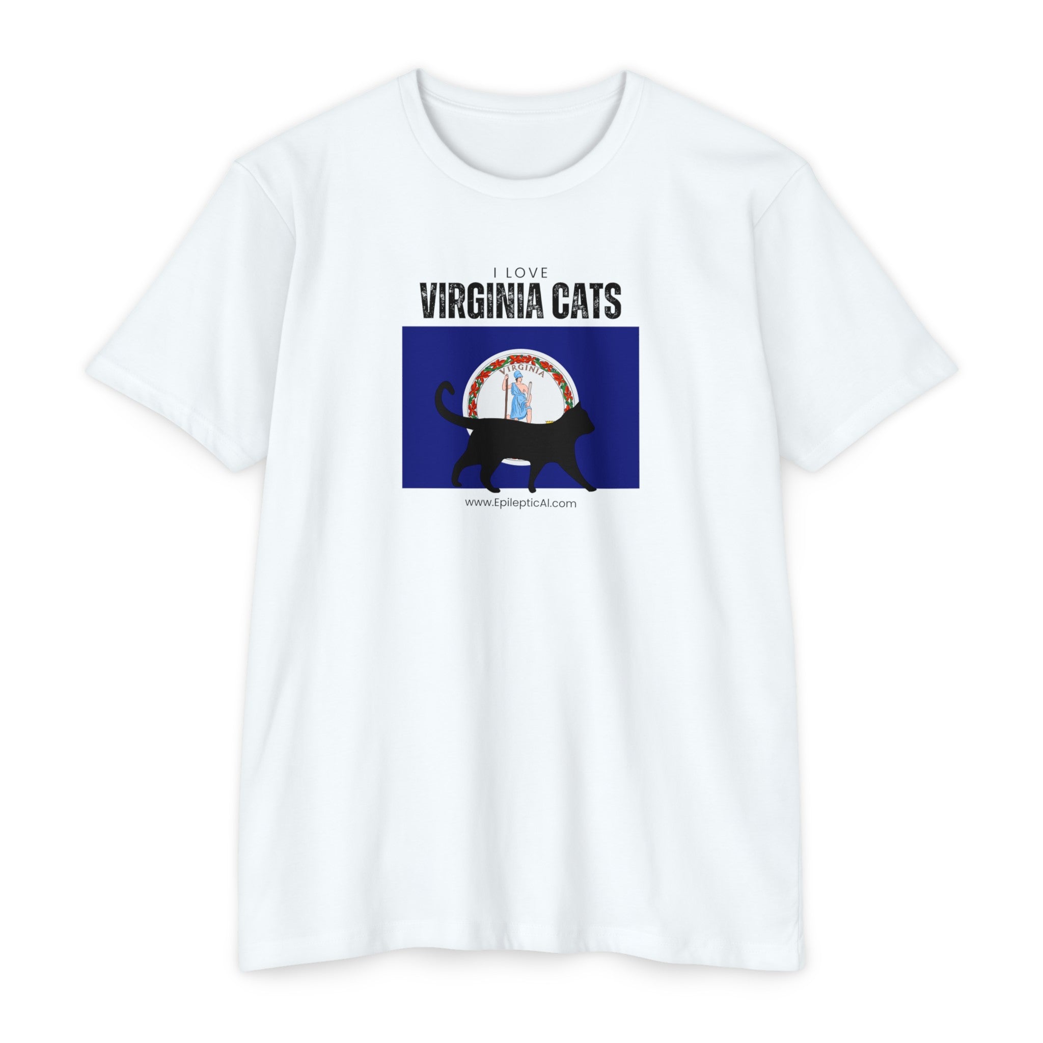 Virginia Cats Unisex CVC Jersey T - shirt - T - Shirt - Epileptic Al’s Shop