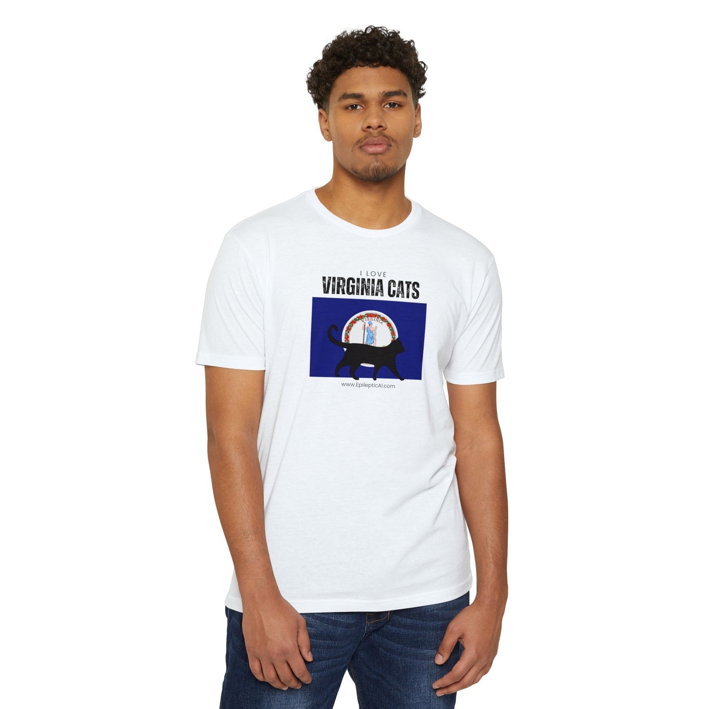 Virginia Cats Unisex CVC Jersey T - shirt - T - Shirt - Epileptic Al’s Shop