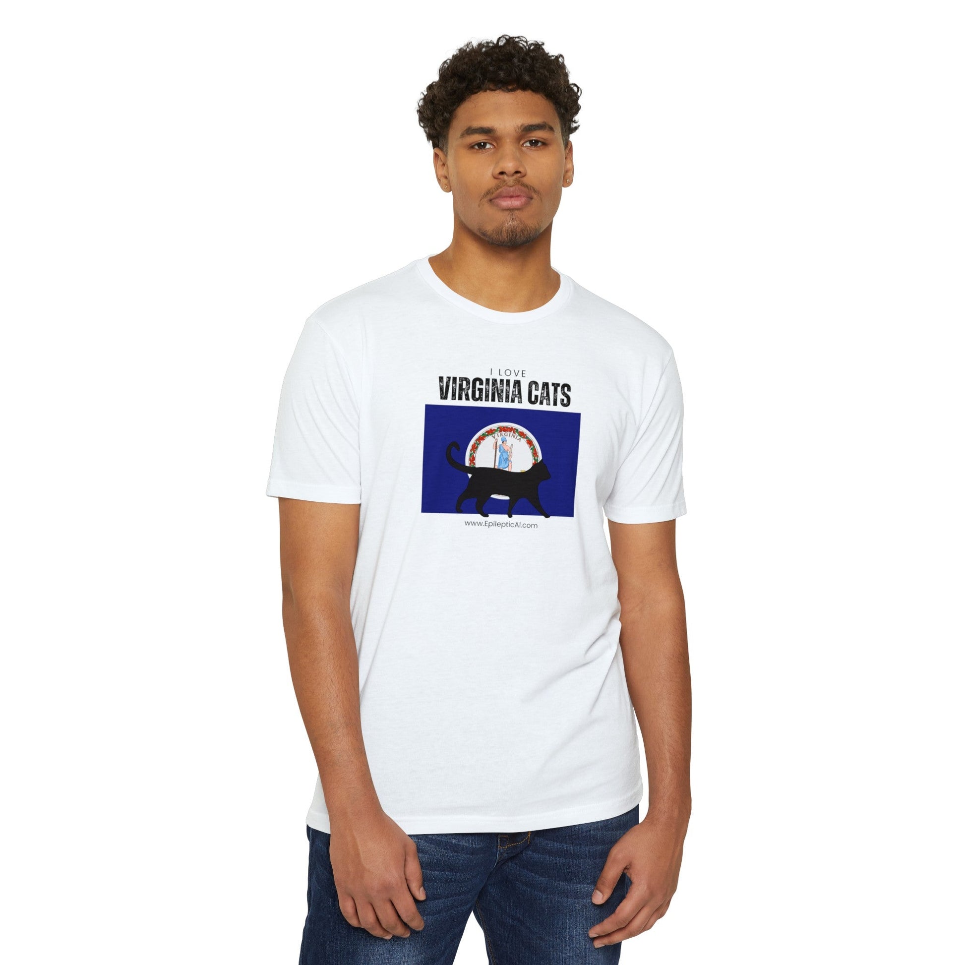 Virginia Cats Unisex CVC Jersey T - shirt - T - Shirt - Epileptic Al’s Shop