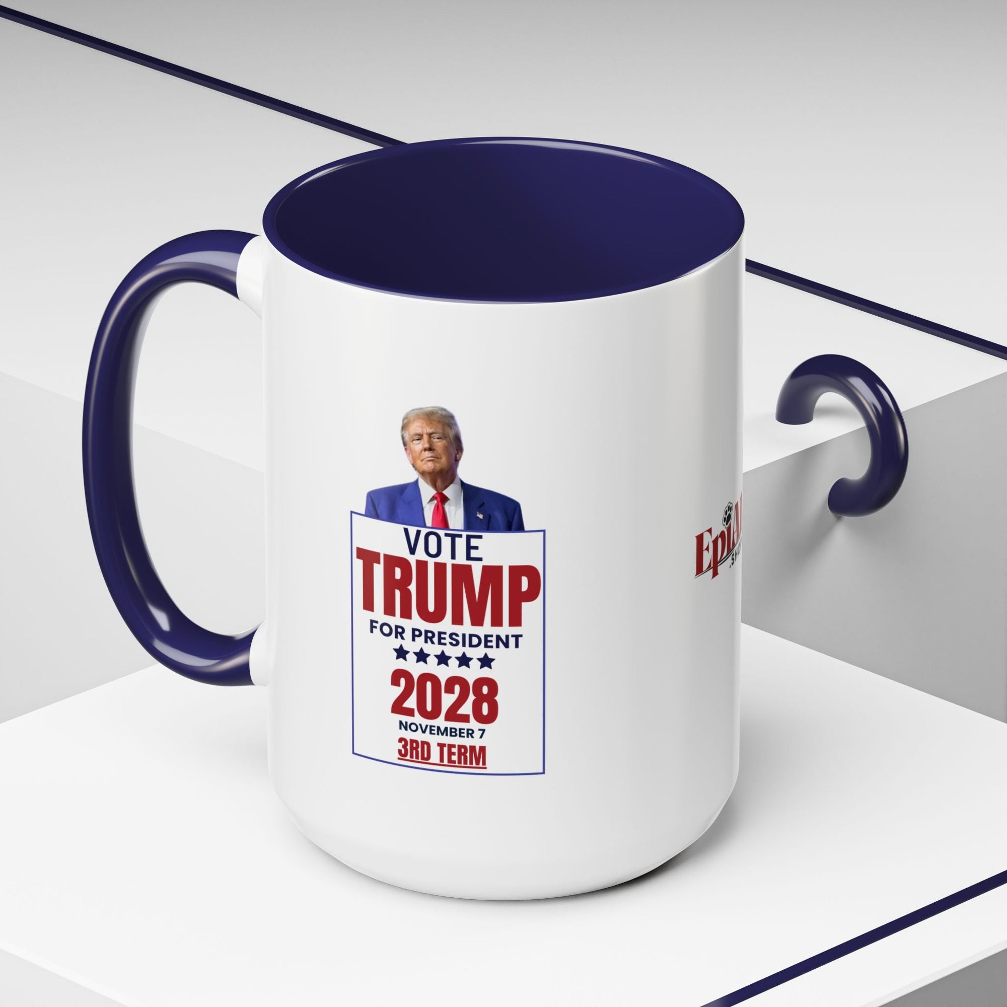 Vote Trump for President Coffee Mug – 11oz & 15oz Accent Mug for Political Enthusiasts - Drinkware, Coffee Mugs - EpiAl's Shop