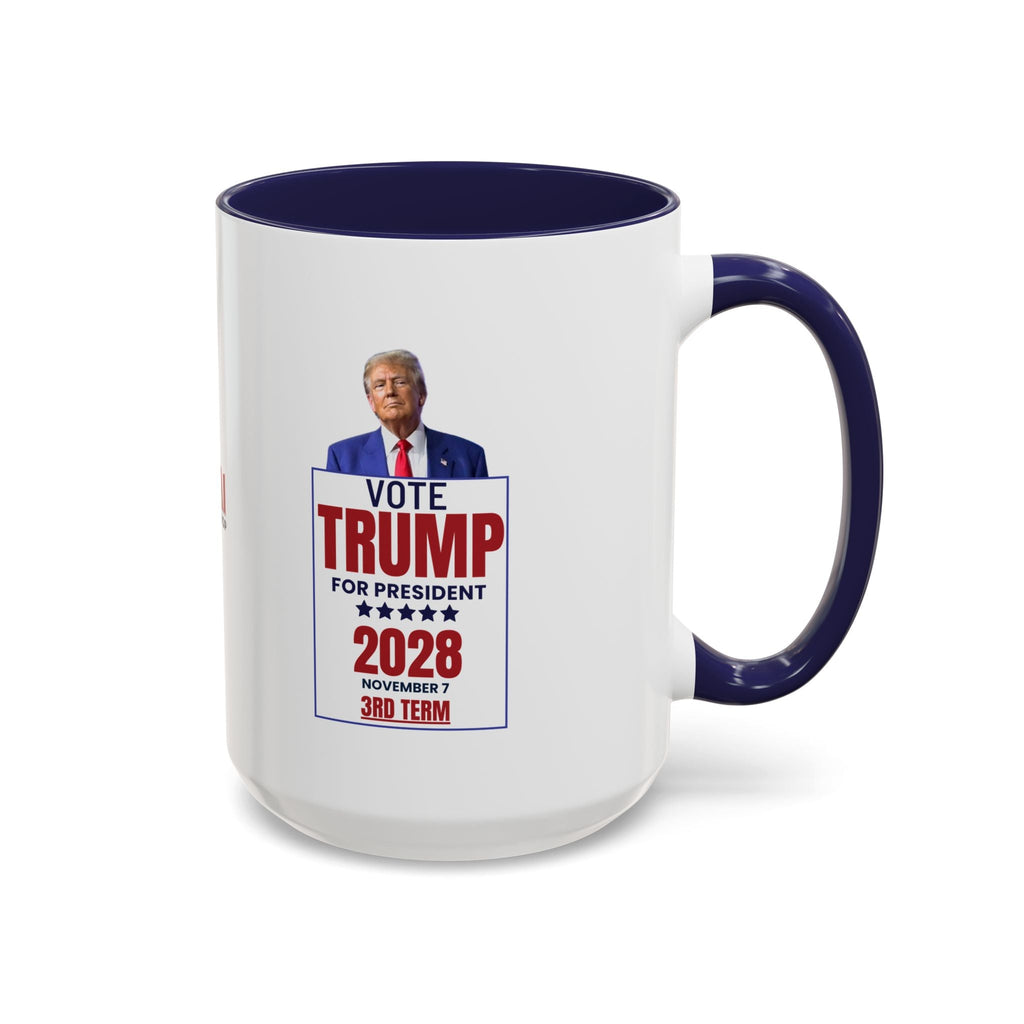 Vote Trump for President Coffee Mug – 11oz & 15oz Accent Mug for Political Enthusiasts - Drinkware, Coffee Mugs - EpiAl's Shop