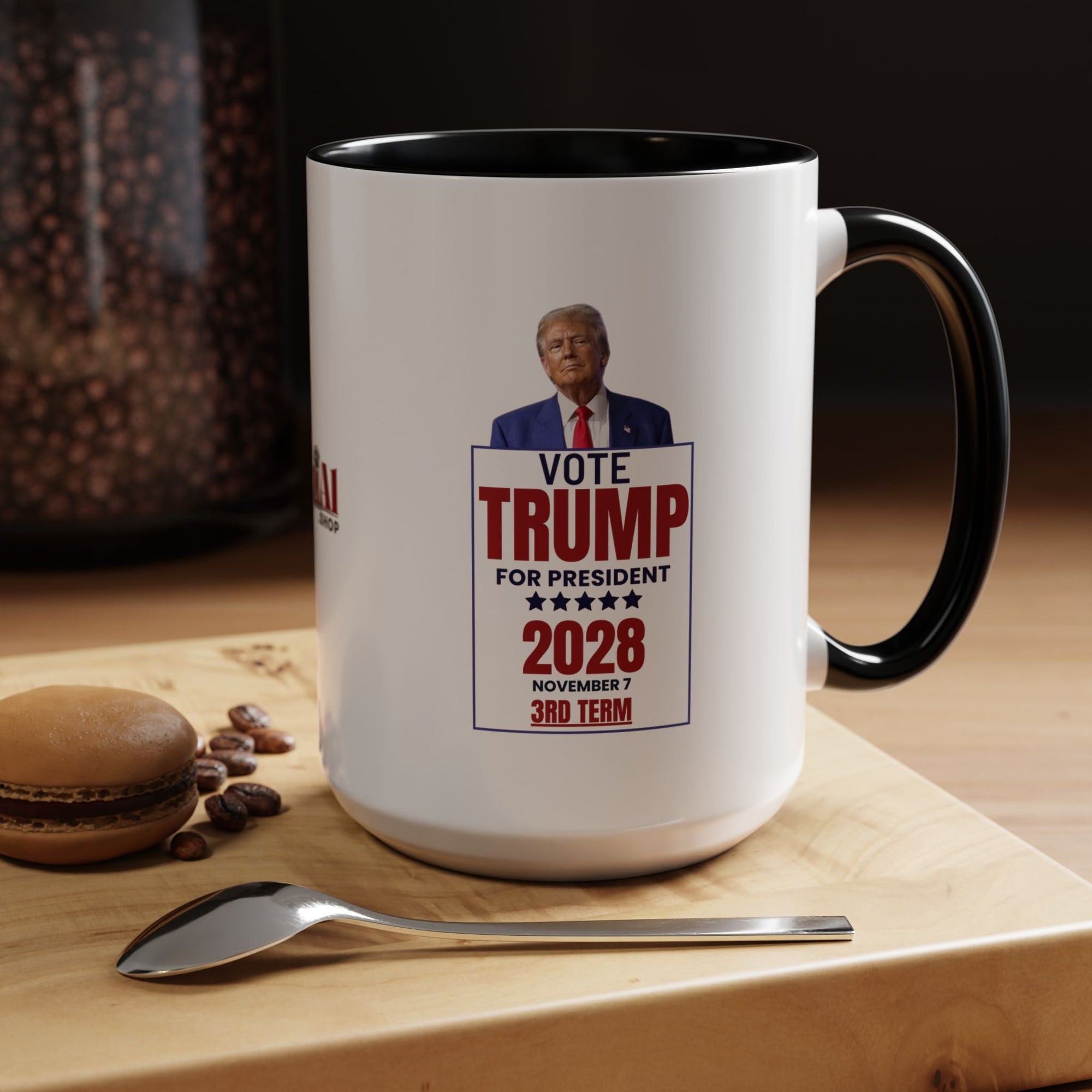 Vote Trump for President Coffee Mug – 11oz & 15oz Accent Mug for Political Enthusiasts - Drinkware, Coffee Mugs - EpiAl's Shop