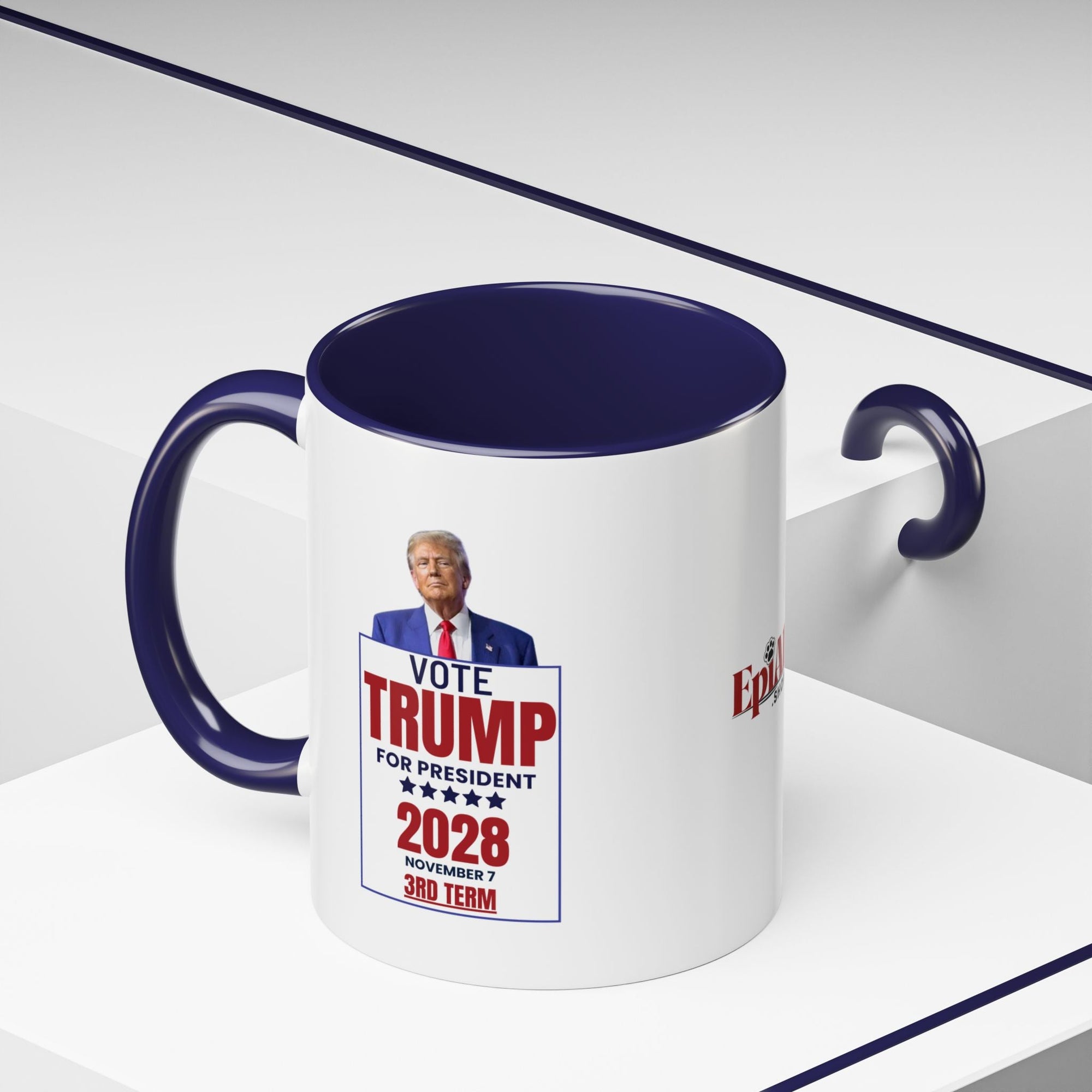 Vote Trump for President Coffee Mug – 11oz & 15oz Accent Mug for Political Enthusiasts - Drinkware, Coffee Mugs - EpiAl's Shop