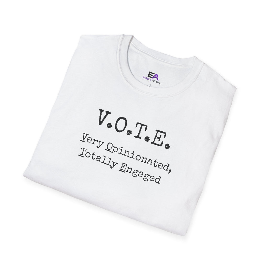 V.O.T.E. – Very Opinionated, Totally Engaged Unisex T-Shirt - Clothing, Unisex, T-Shirts - EpiAl's Shop