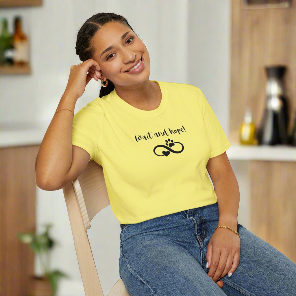 Wait and Hope Unisex Softstyle T - Shirt - T - Shirt - Epileptic Al’s Shop