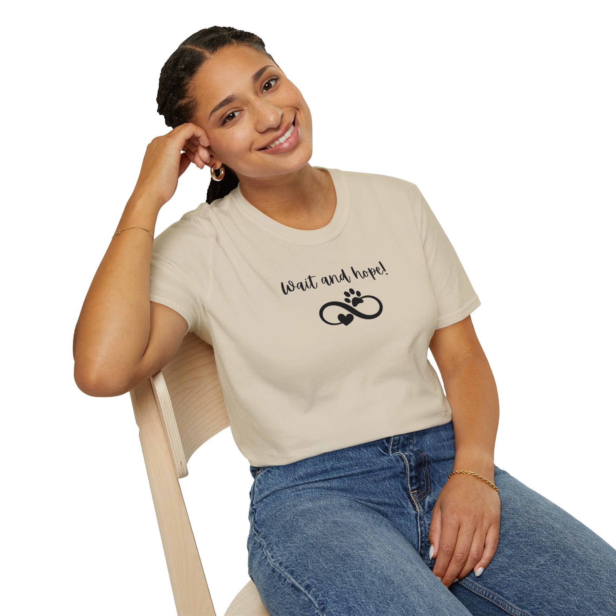 Wait and Hope Unisex Softstyle T - Shirt - T - Shirt - Epileptic Al’s Shop