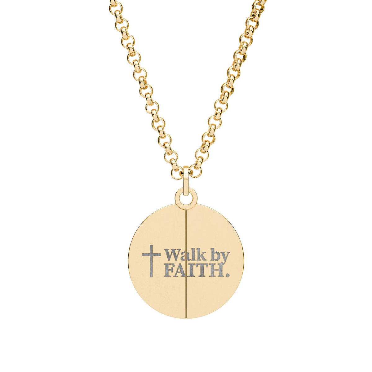 Walk by Faith, Trip Over Cats Hidden Message Necklace - Jewelry, Necklaces - EpiAl's Shop