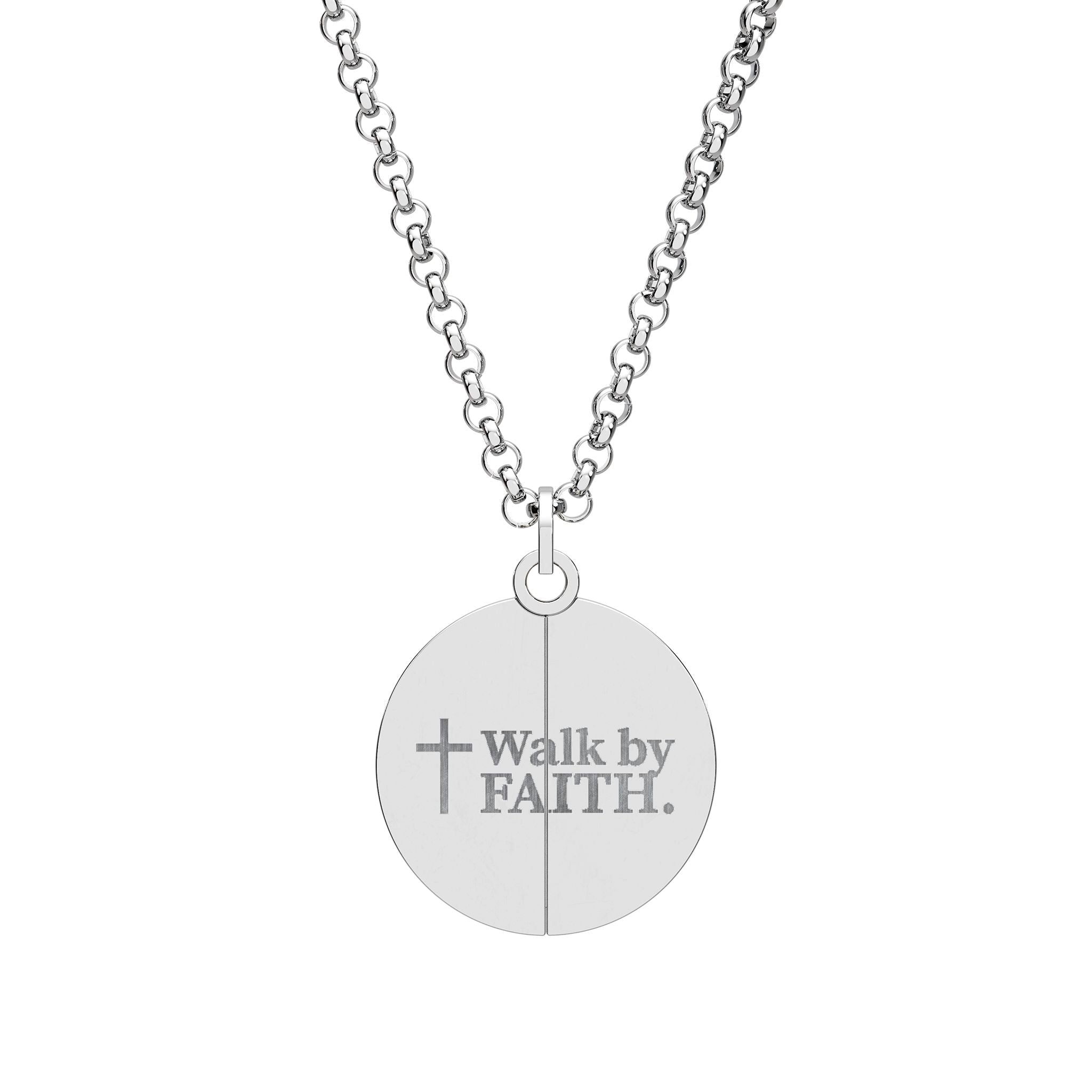 Walk by Faith, Trip Over Cats Hidden Message Necklace - Jewelry, Necklaces - EpiAl's Shop