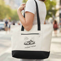 Wander Road Canvas Tote Bag – Heavyweight Zippered Cotton Market Tote - Bags, Carryall - EpiAl's Shop