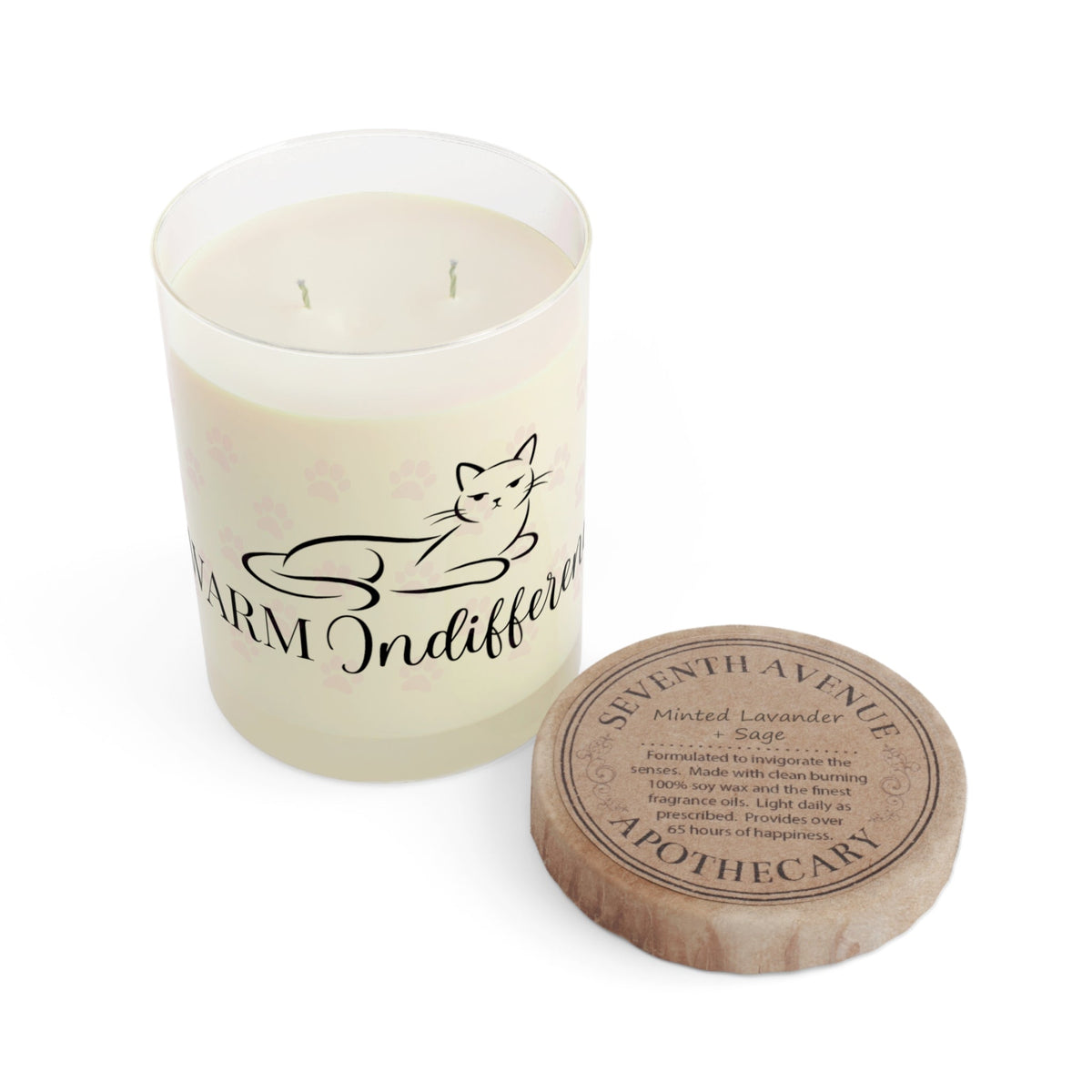 Warm Indifference – Indifferent Cat Soy Candle - Decor, Candles, Scented - EpiAl's Shop