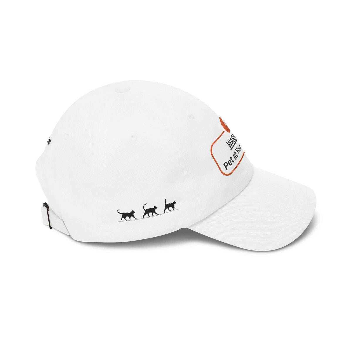 Warning: Pet at Your Own Risk Hat – Sassy Cat Embroidered Dad Cap - Hats, Baseball & Trucker - EpiAl's Shop