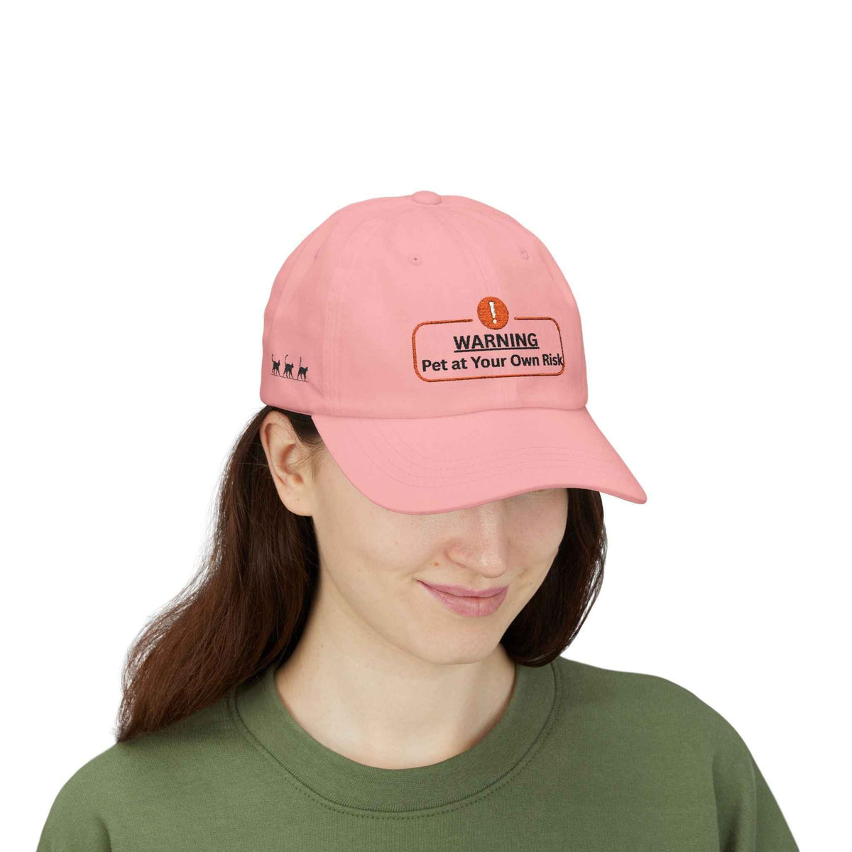 Warning: Pet at Your Own Risk Hat – Sassy Cat Embroidered Dad Cap - Hats, Baseball & Trucker - EpiAl's Shop