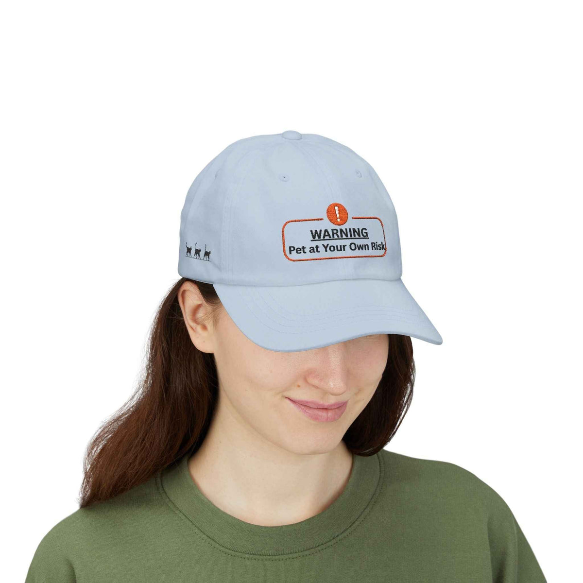 Warning: Pet at Your Own Risk Hat – Sassy Cat Embroidered Dad Cap - Hats, Baseball & Trucker - EpiAl's Shop