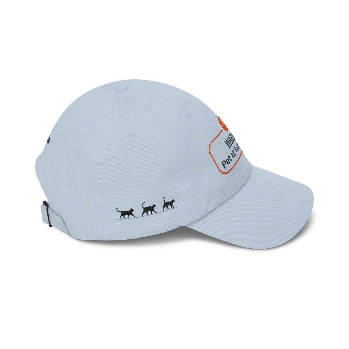 Warning: Pet at Your Own Risk Hat – Sassy Cat Embroidered Dad Cap - Hats, Baseball & Trucker - EpiAl's Shop