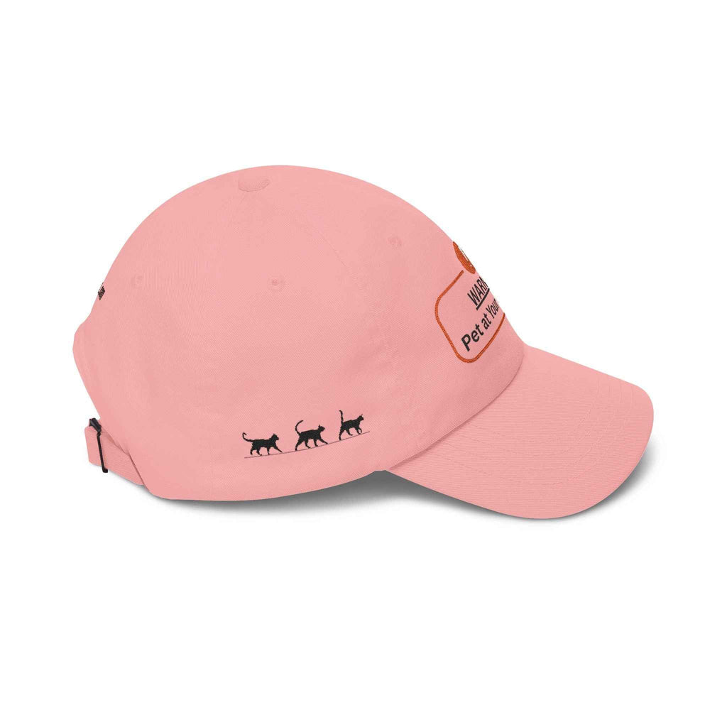 Warning: Pet at Your Own Risk Hat – Sassy Cat Embroidered Dad Cap - Hats, Baseball & Trucker - EpiAl's Shop