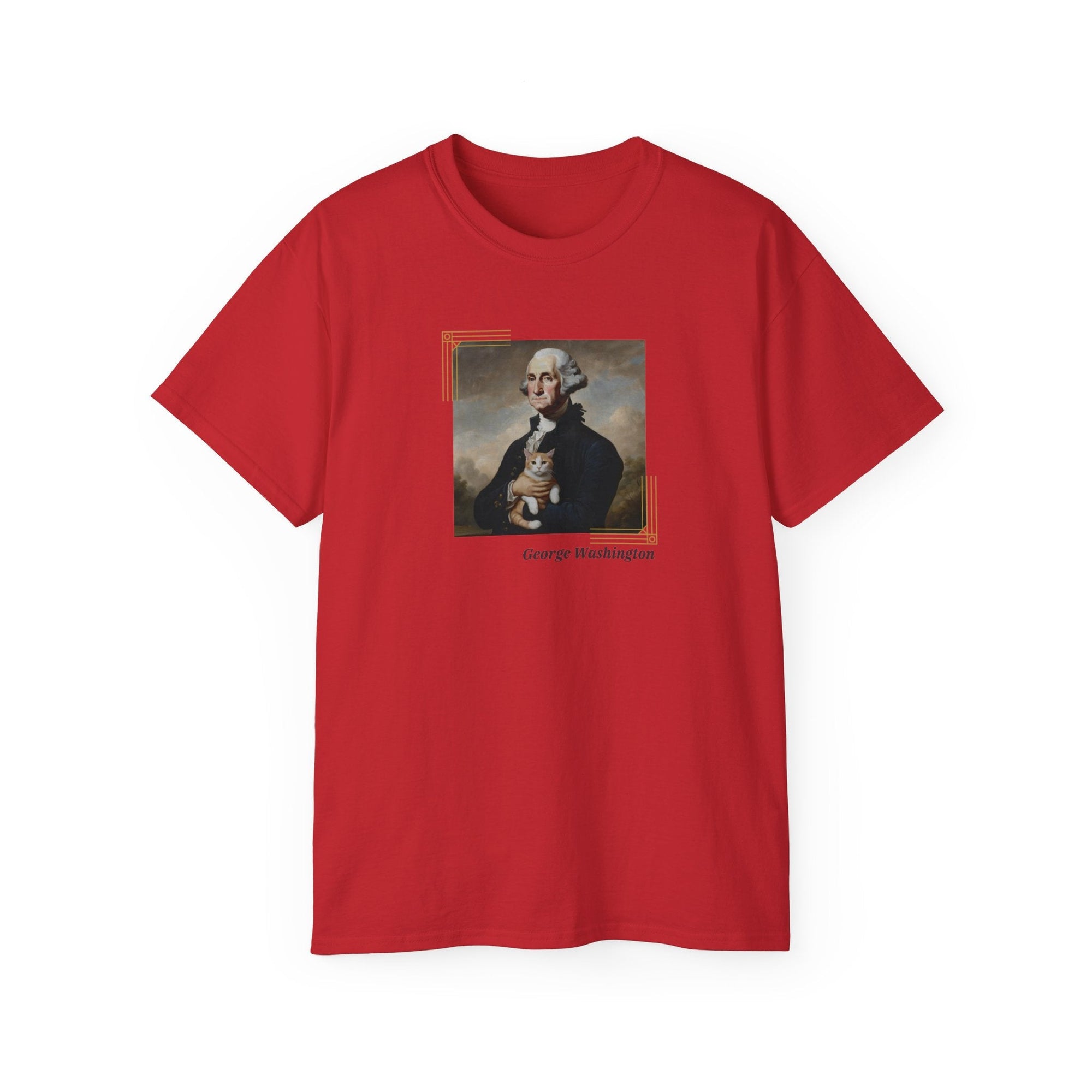 Washington Cat Unisex Ultra Cotton Tee - T - Shirt - Epileptic Al’s Shop