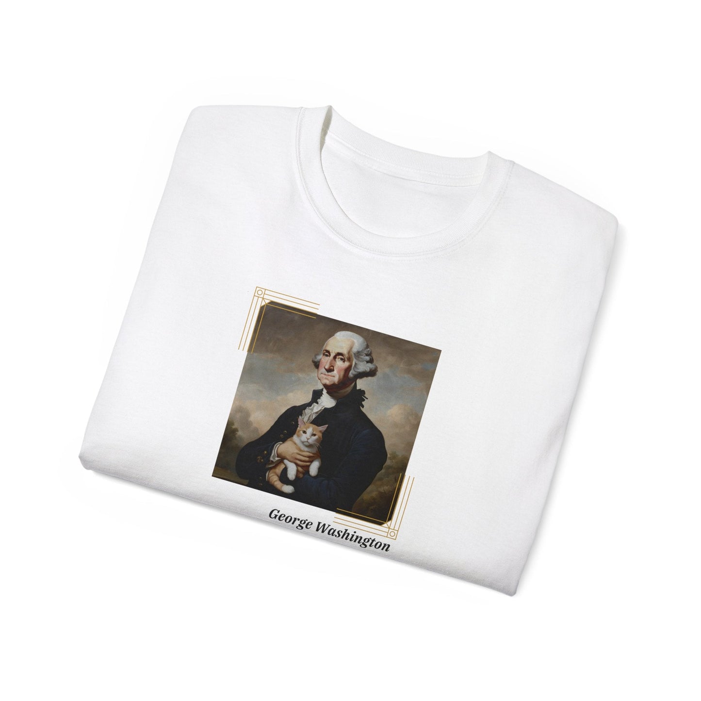 Washington Cat Unisex Ultra Cotton Tee - T - Shirt - Epileptic Al’s Shop