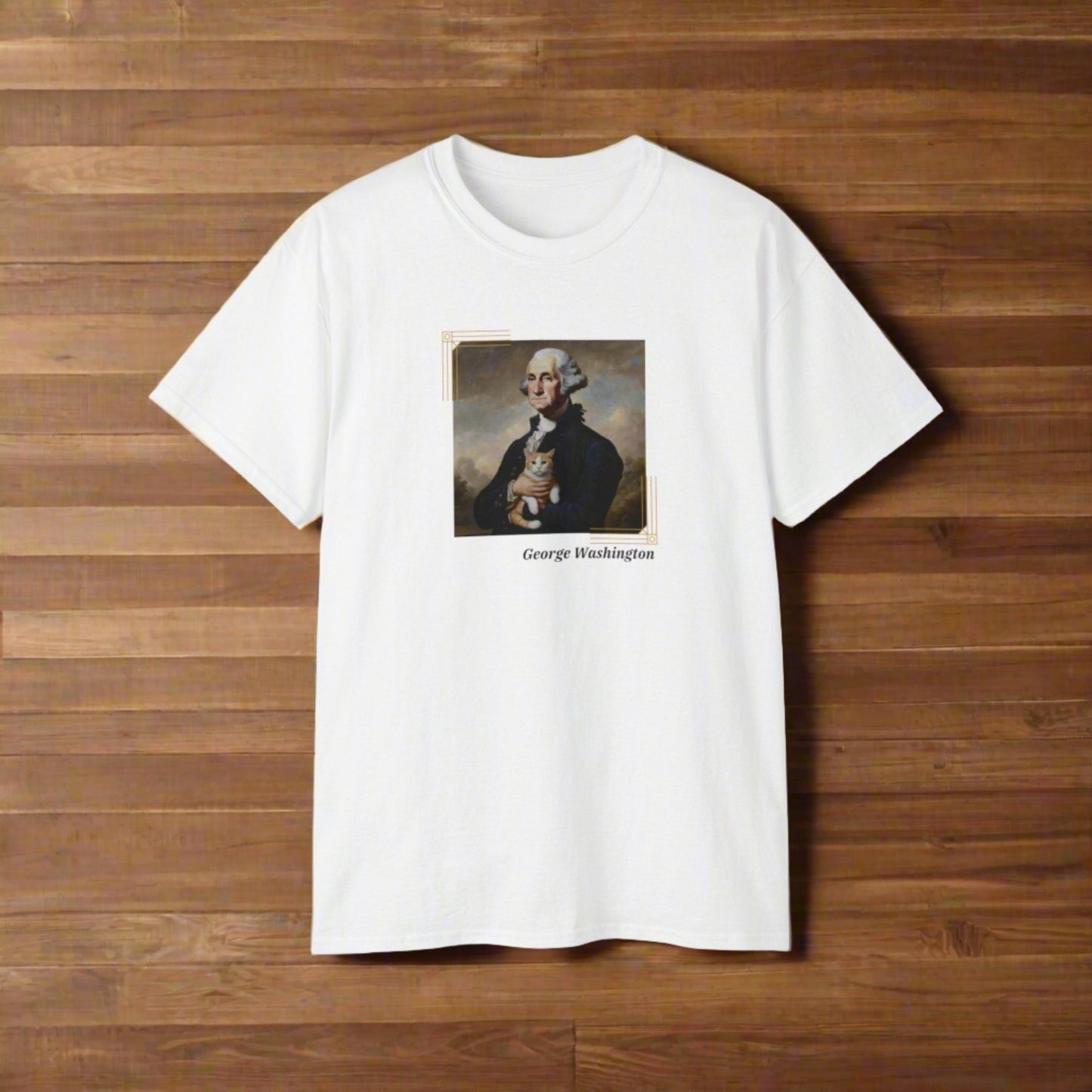 Washington Cat Unisex Ultra Cotton Tee - T - Shirt - Epileptic Al’s Shop