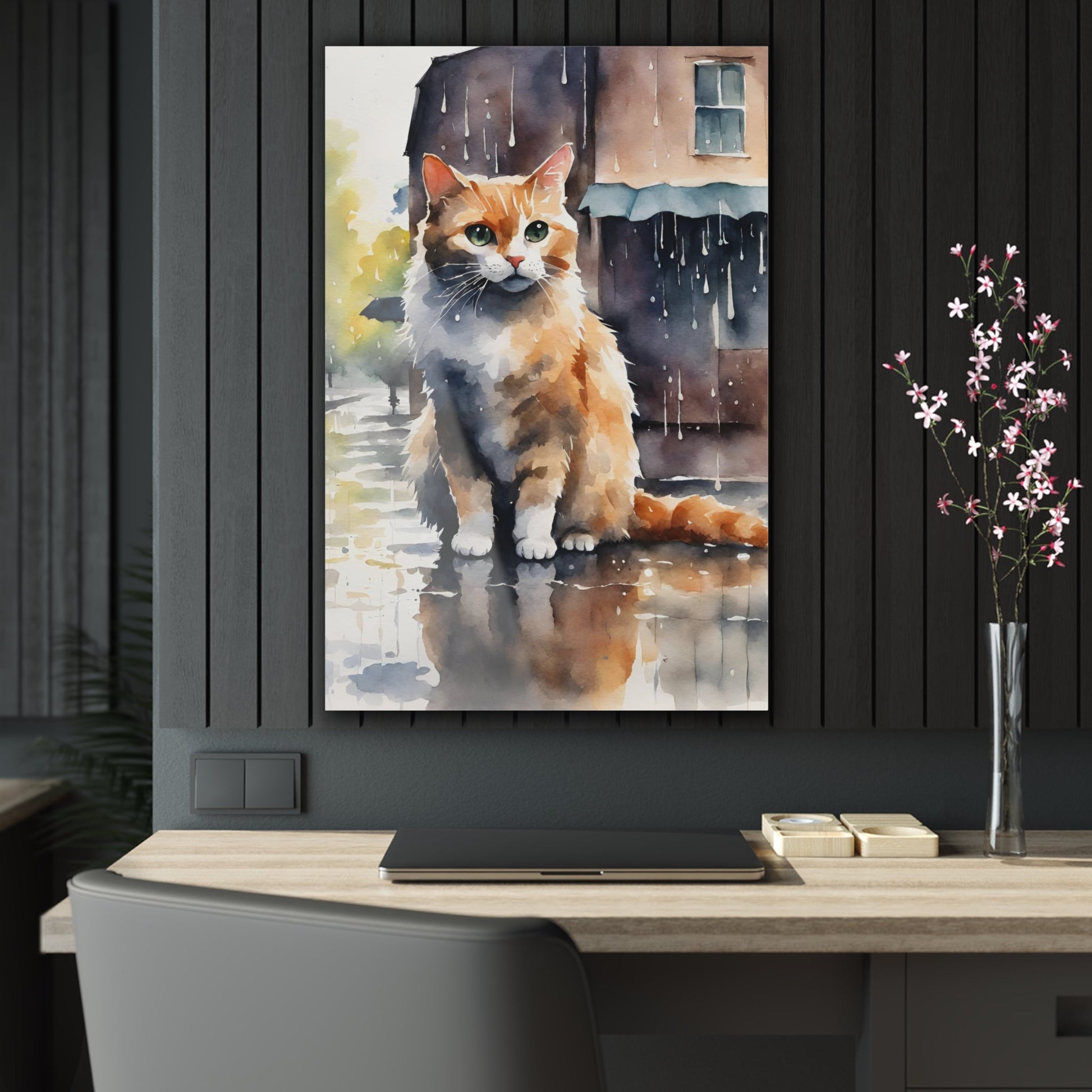Watercolor Cat Acrylic Prints - Home Decor - Epileptic Al’s Shop