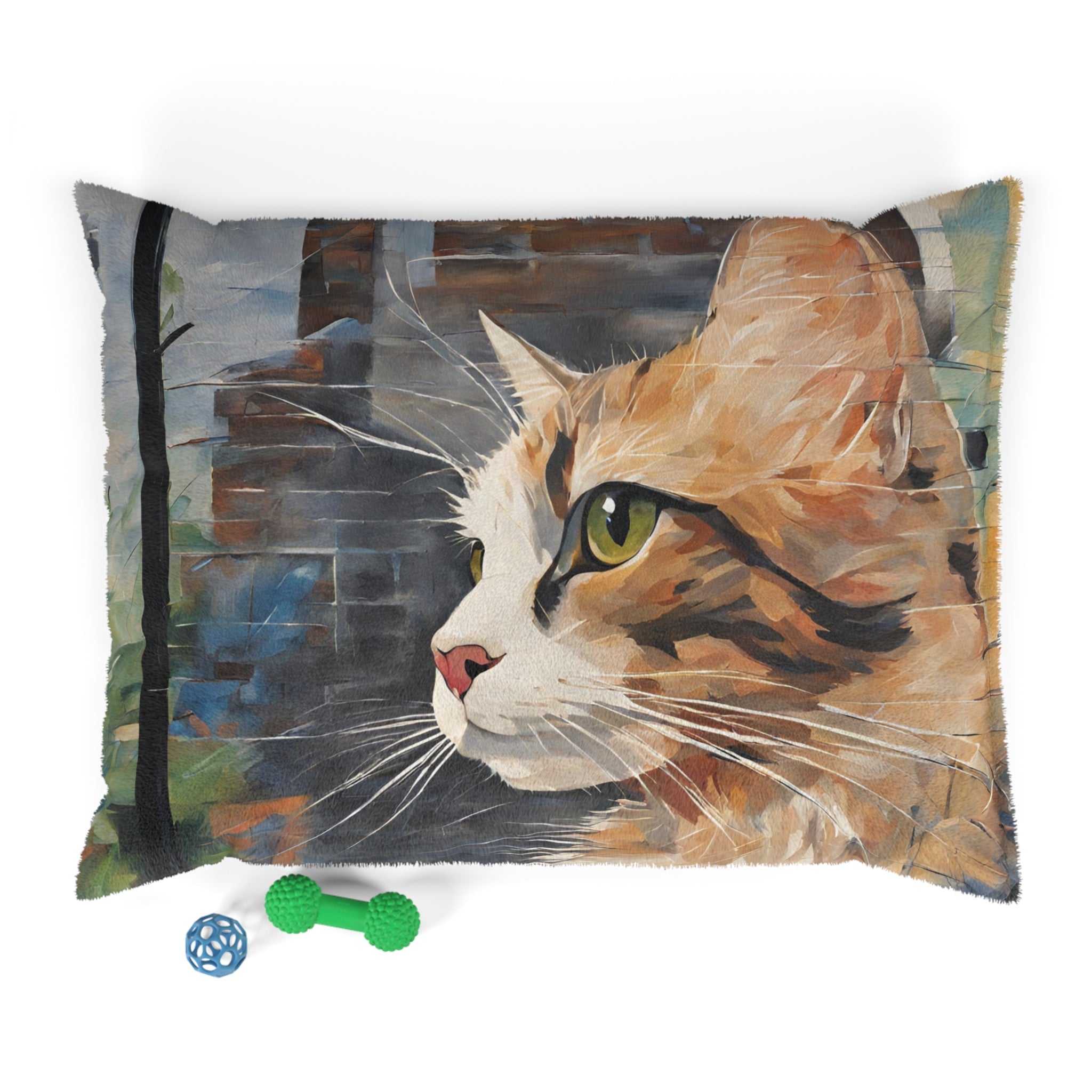 Watercolor Kitty Pet Bed - Pets - Epileptic Al’s Shop