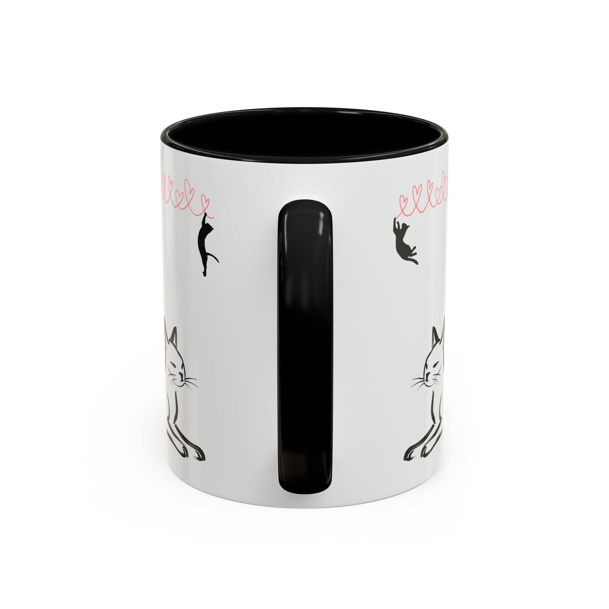 We Meet in the Middle Cat Wraparound Coffee Mug - Drinkware, Coffee Mugs - EpiAl's Shop