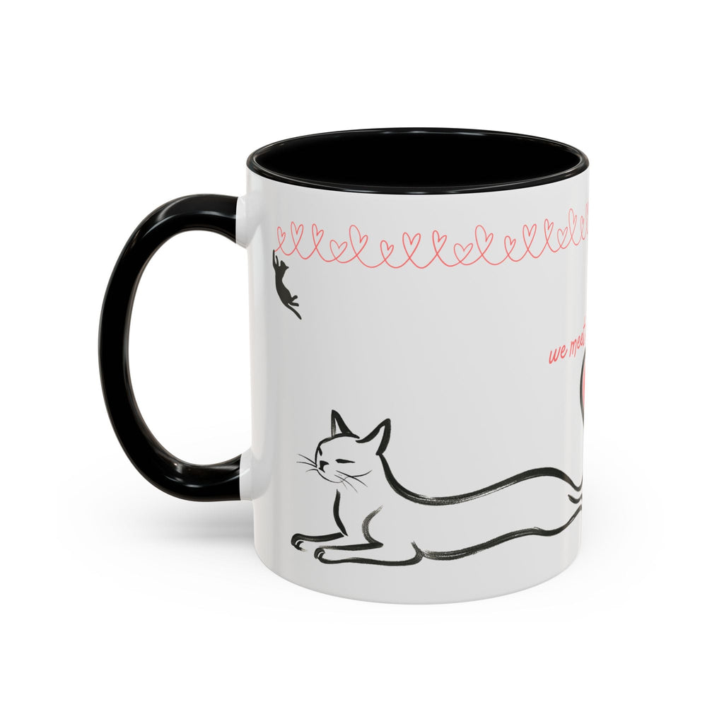 We Meet in the Middle Cat Wraparound Coffee Mug - Drinkware, Coffee Mugs - EpiAl's Shop
