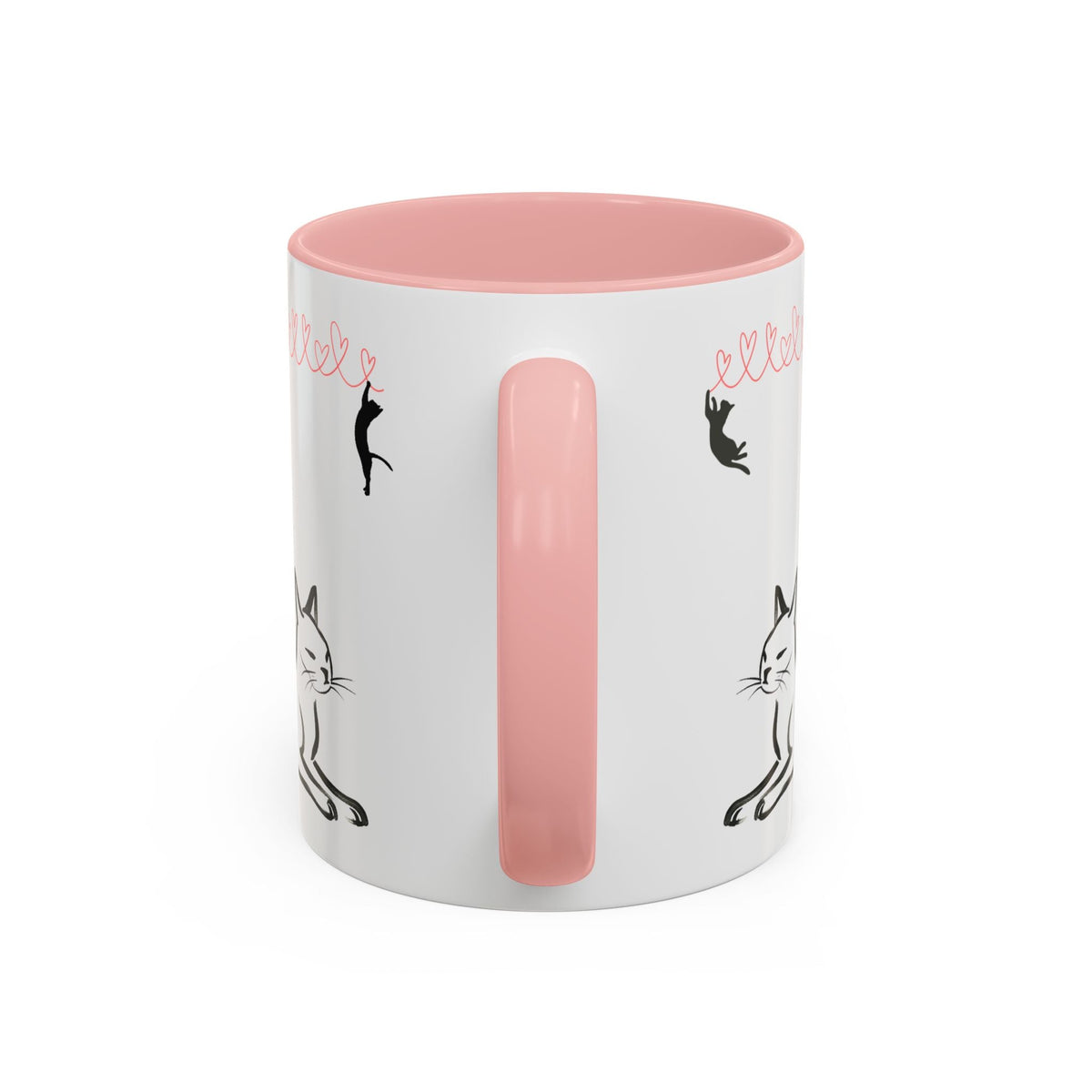 We Meet in the Middle Cat Wraparound Coffee Mug - Drinkware, Coffee Mugs - EpiAl's Shop