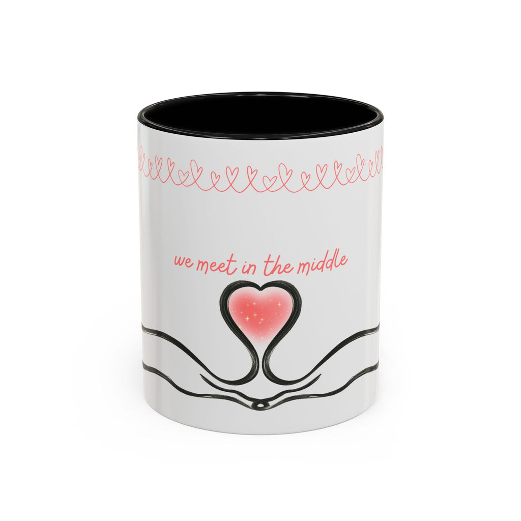 We Meet in the Middle Cat Wraparound Coffee Mug - Drinkware, Coffee Mugs - EpiAl's Shop