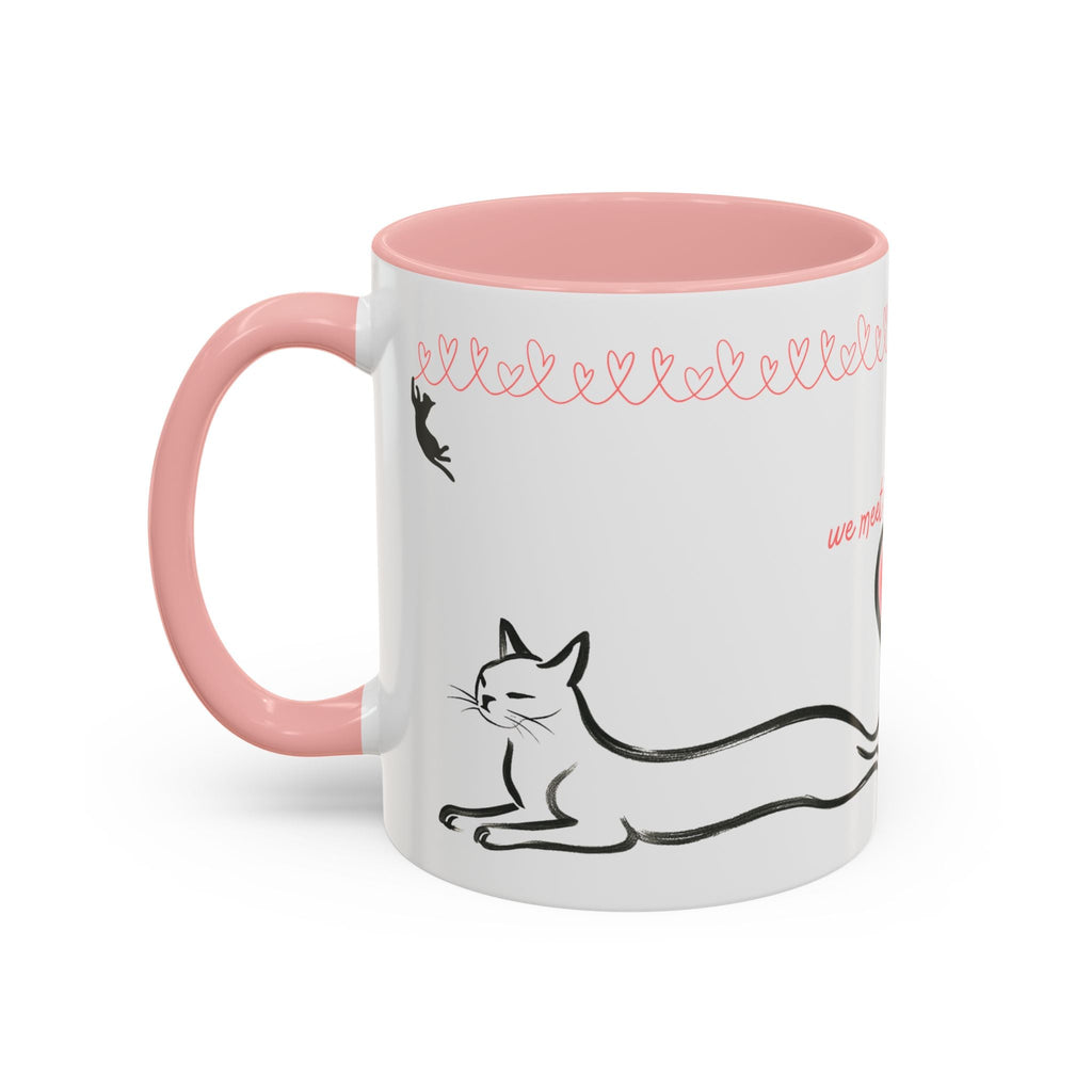 We Meet in the Middle Cat Wraparound Coffee Mug - Drinkware, Coffee Mugs - EpiAl's Shop