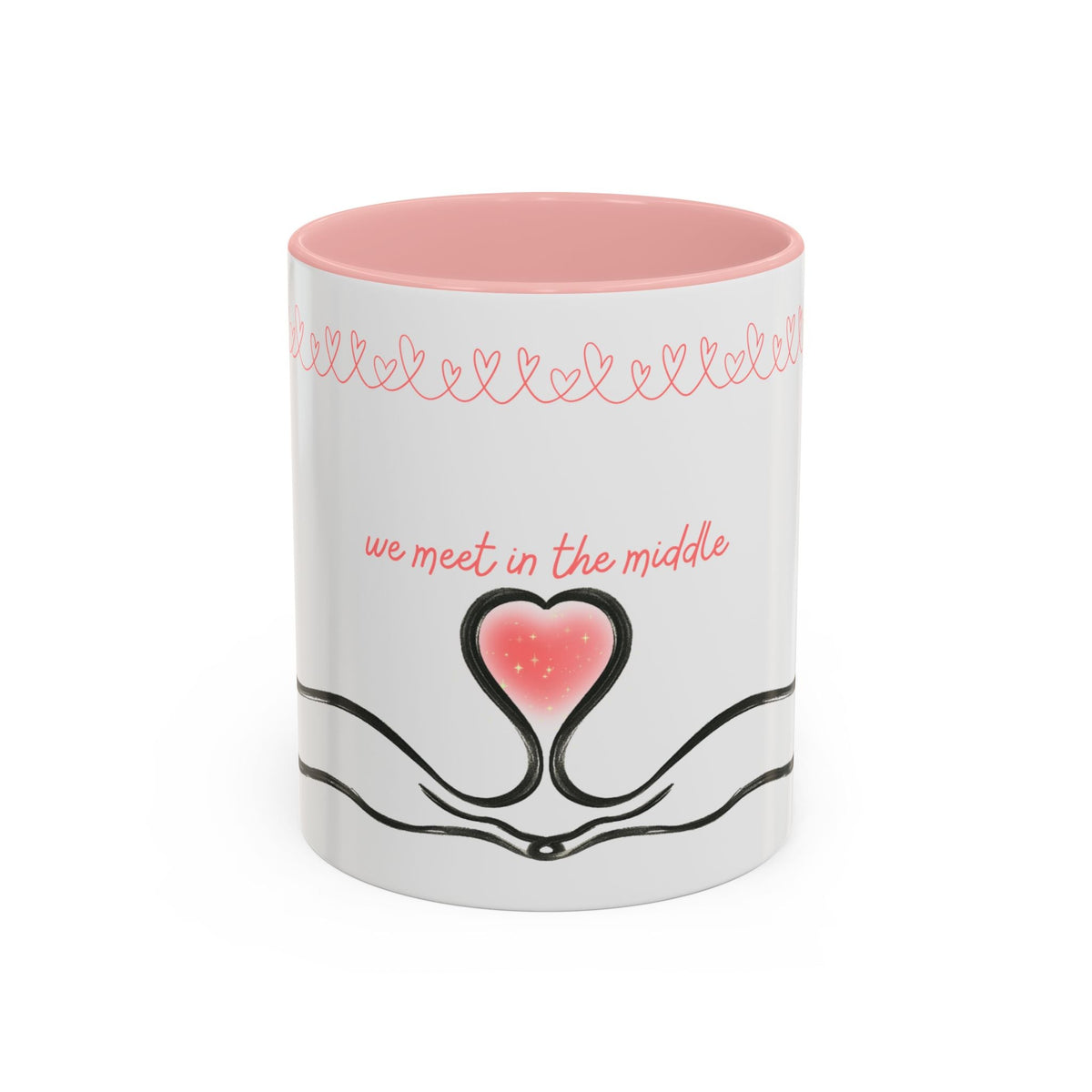 We Meet in the Middle Cat Wraparound Coffee Mug - Drinkware, Coffee Mugs - EpiAl's Shop