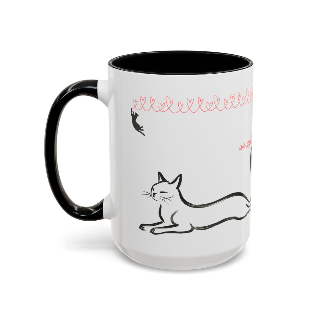 We Meet in the Middle Cat Wraparound Coffee Mug - Drinkware, Coffee Mugs - EpiAl's Shop