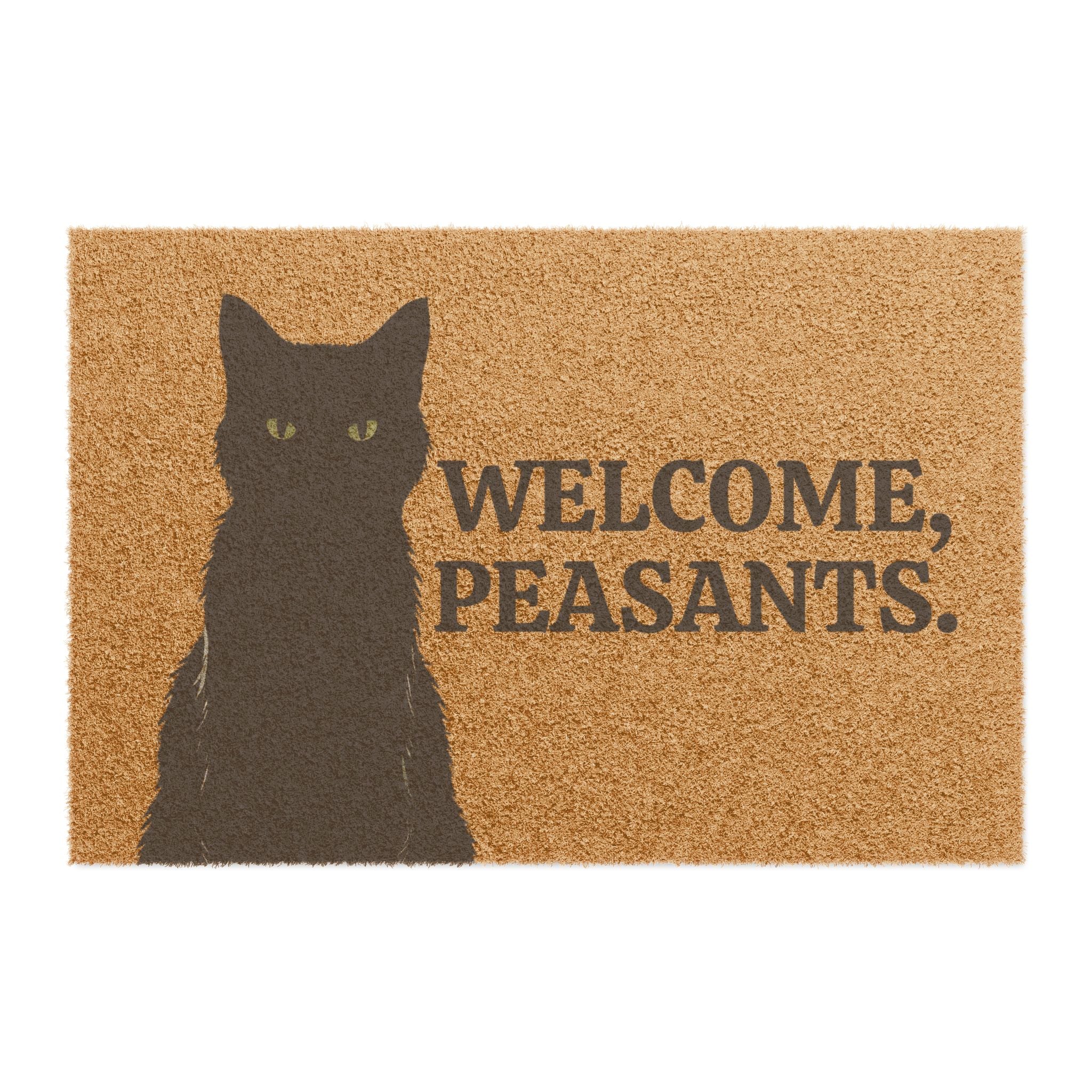 Welcome Peasants Cat Doormat - Decor, Home, Rugs & Doormats - EpiAl's Shop
